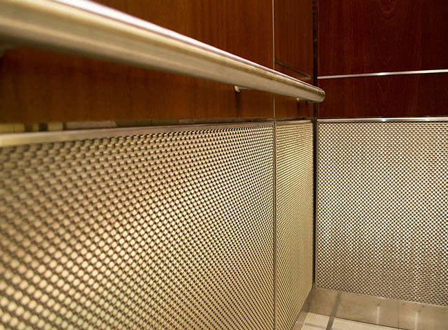 Malla rígida decorativa arquitectónica para las pantallas del taxi de elevador